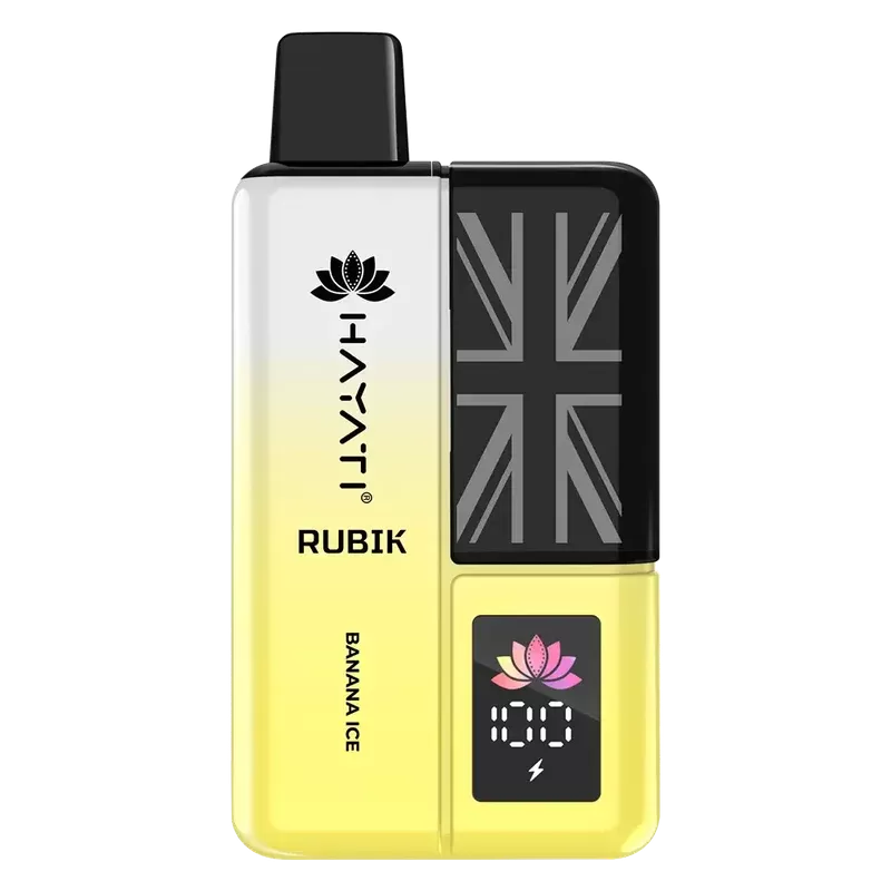 Hayati Rubik 7000 Prefilled Pod Kit - Flavour#Banana Ice>Blue Razz Cherry>Blue Razz GB>Blue Sour Raspberry>Blueberry Cherry Cranberry>Blueberry Raspberry>Fizzy Cherry>Fresh Mint>H’Bubba>Juic