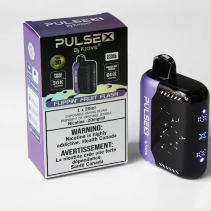 Pulse X Disposable Vape – 60K Puffs – Flippin Fruit Flash