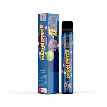 187 Vape Nikotinfrei – Babba Huppa - 187 Strassenbande / Bubblegum / Aromastoffe / Propylenglykol / pflanzliches Glycerin / Nikotinfrei / 550 mAh / ca. 600