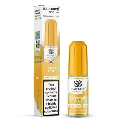 BAR JUICE ORANGE ZEST 10ML NIC SALT E-LIQUID