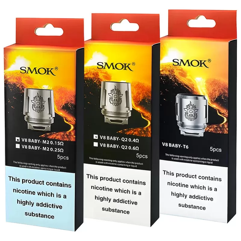 SMOK V8 Baby Replacement Coils – 5 Pack