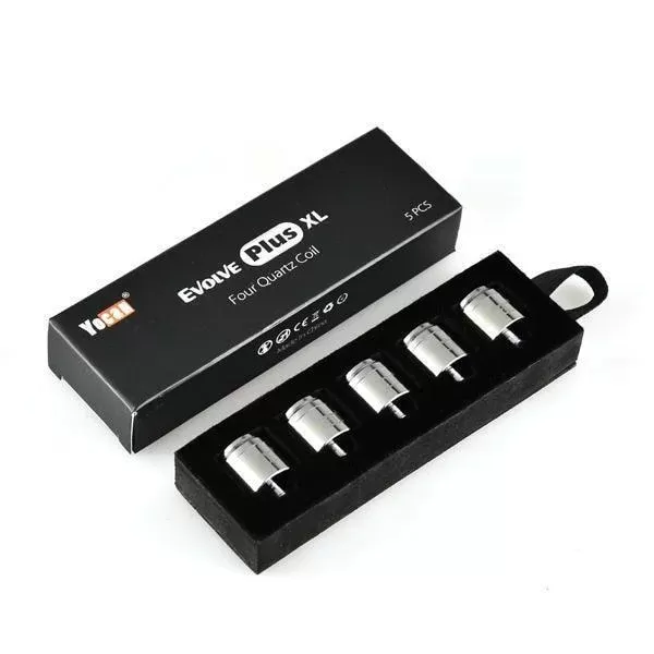 Yocan Evolve-Plus XL Wax Replacement Quad Coils 5PK