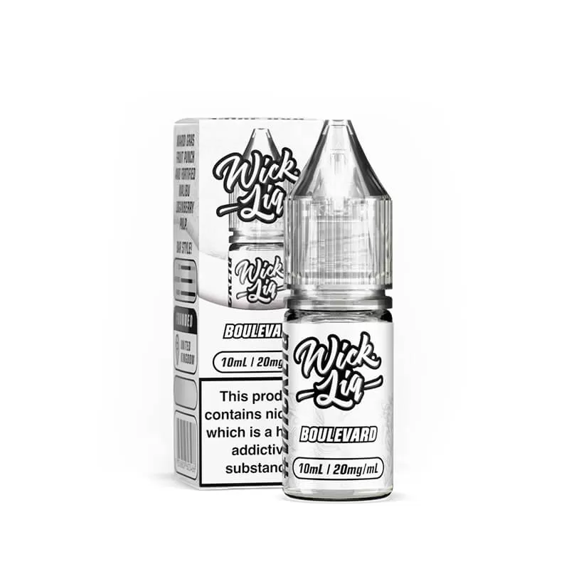 Wick Liq Bar Juice Boulevard 10ml Nic Salts E-Liquid - Vapestore Co