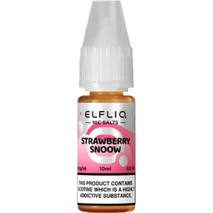 Strawberry Snoow By Elfbar Elfliq Nic Salt 10ml - 20mg