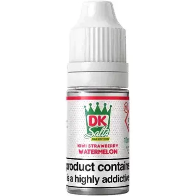 KIWI STRAWBERRY WATERMELON NICOTINE BAR SALT E LIQUID BY DONUT KING 10ML 50VG