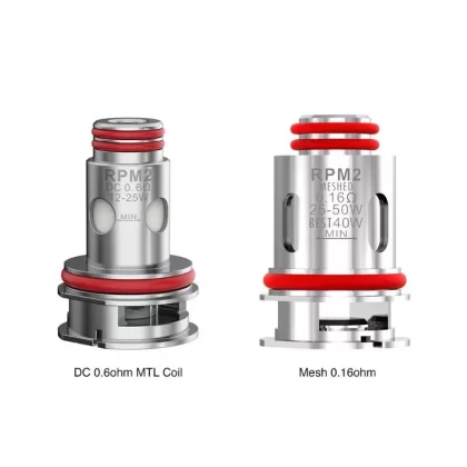 SMOK RPM 2 REPLACEMENT COIL - Type#MESH 0.16Ω>DC MTL 0.6Ω>DC 0.25Ω