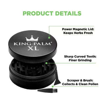 King Palm XL Grinder - Ejuicewarehouse