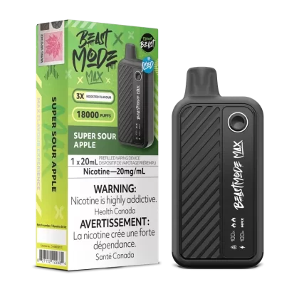 SUPER SOUR APPLE – FLAVOUR BEAST BEAST MODE MAX (20mL)