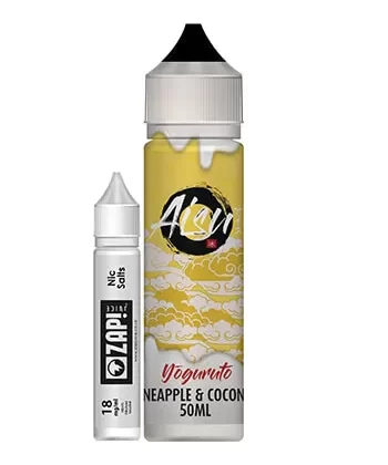 Pineapple & Coconut Shortfill eLiquid by Aisu Yoguruto 50ml - 00mg / 50ml