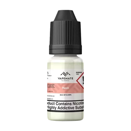Vapemate Classic Peach 10ml - 50VG / 50PG / 6mg - Vapeshop Co