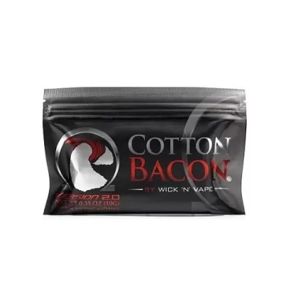 Wick ‘N’ Vape Organic Cotton Bacon V2 (10 Pieces)