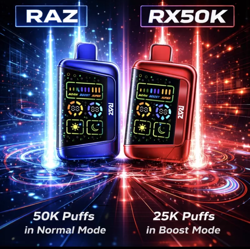 RAZ RX50K - Code White (Dew Edition) - Vapeciga - Image 2