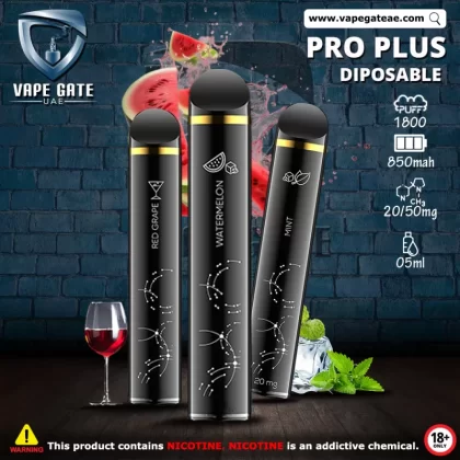Pro Plus - Swiss Design 1800 Puffs Disposable Vape - 50 mg / Black Ice