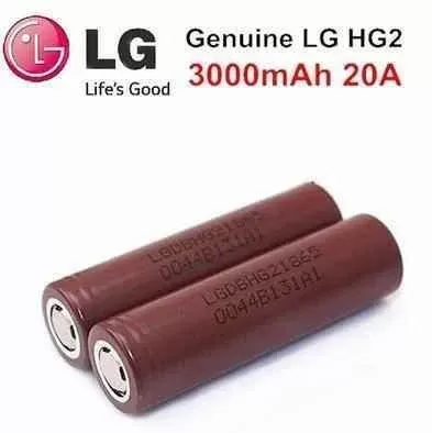 SINGLE (Authentic) LG HG2 3000mAh 20A