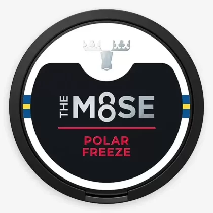 The Moose Nicotine Pouches All White Polar Freeze Pouches