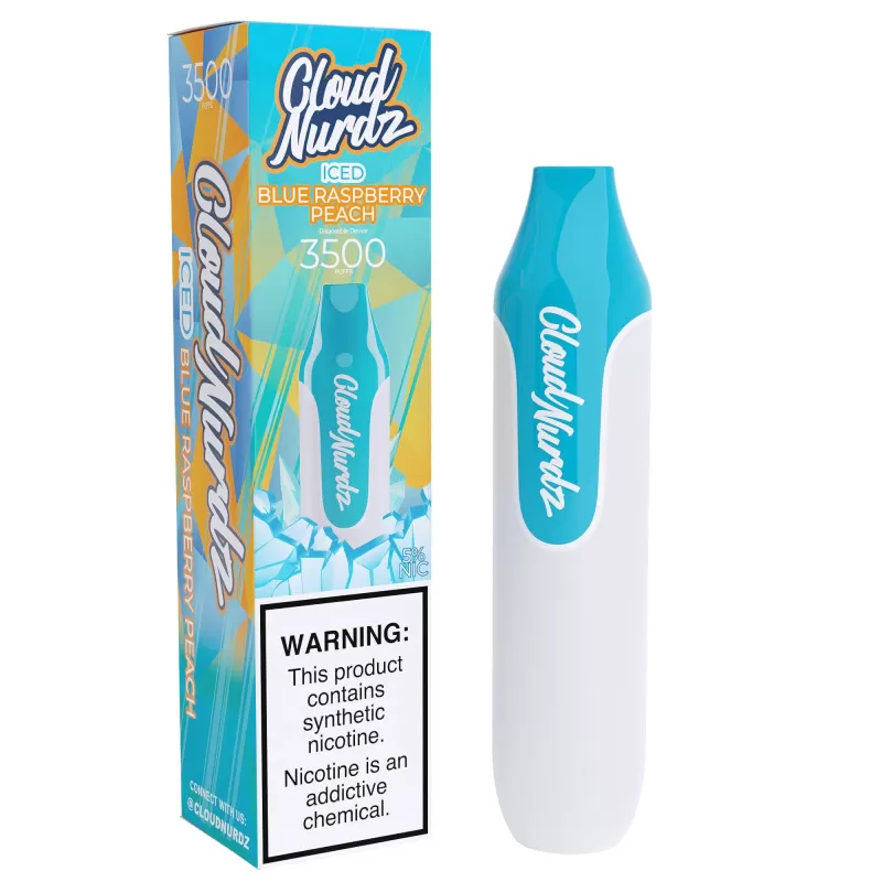 Cloud Nurdz Disposable Series | 3500 Puffs | 10mL *** - Strawberry Grape ICED - 50mg - Image 3