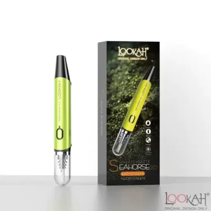 Lookah Seahorse 2.0 - Color#Neon Green>Red>Gray>Orange>Green>Blue