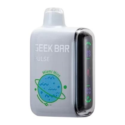Miami Mint Geek Bar Pulse (Nicotine-Free) - Customer Group#Consumer~Nicotine#0mg~Size#Single>5 Pack
