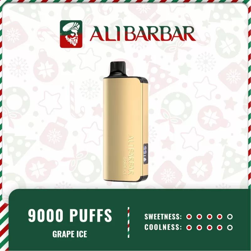 Alibarbar Ingot 9000 Puffs – Grape Ice - Swixvape