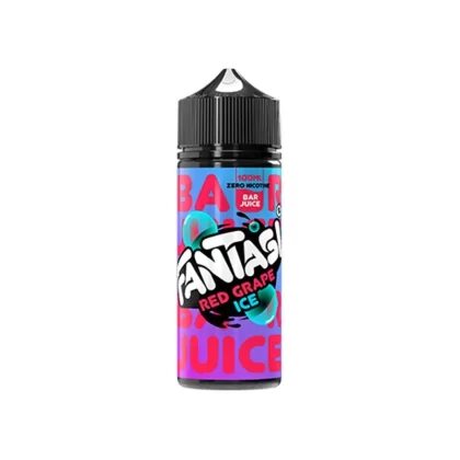 Fantasi Bar Juice Red Grape Ice 100ml Shortfill E Liquid - Strength#0mg