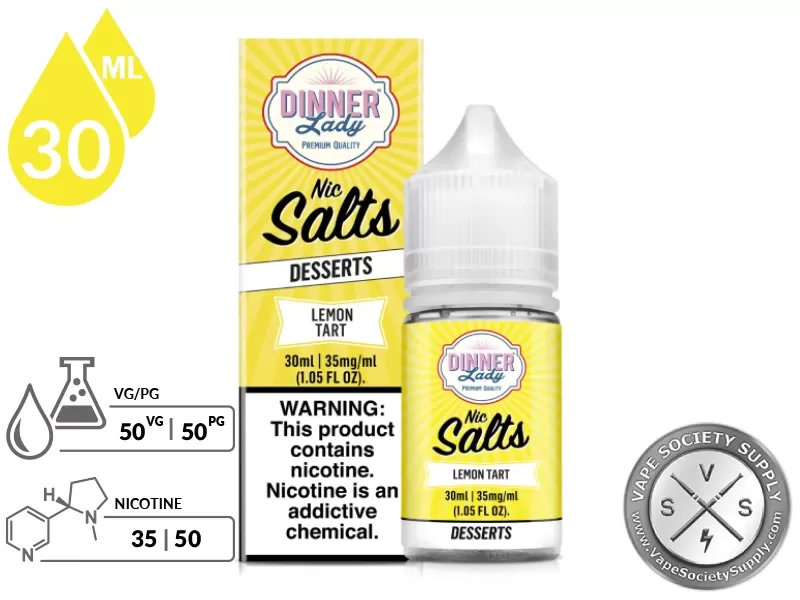 Key Lime Tart DINNER LADY SALT 30ml - Image 2