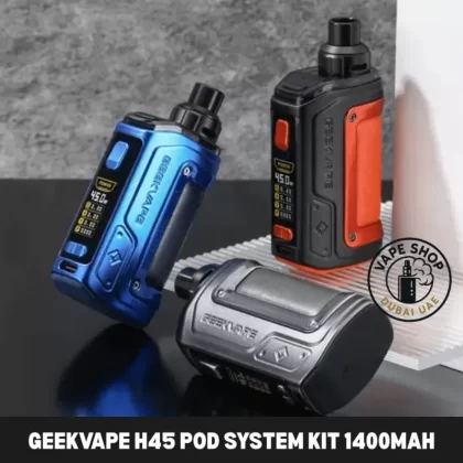 Geekvape H45 Pod System Kit 1400mAh 4ml In DUBAI, UAE - Black, rainbow (33F9D8)