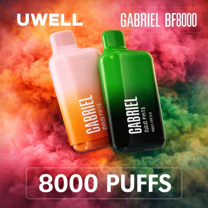 UWELL Gabriel BF8000 - Peach Blueberry - Vapeciga - Image 2
