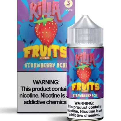 Killa Fruits Strawberry Acai 120ml E Liquid - 3mg