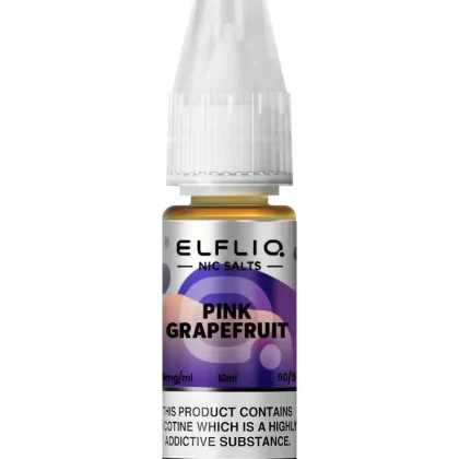 Elf Bar Elfliq Pink Grapefruit Nic Salt Vape Juice - Strength 10mg