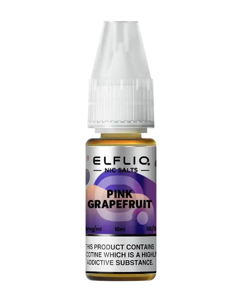 Elf Bar Elfliq Pink Grapefruit Nic Salt Vape Juice - Strength 10mg