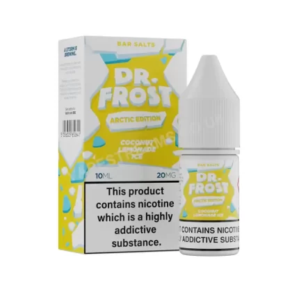 Dr Frost Arctic Edition Coconut Lemonade Ice Nic Salt E-Liquid - Vapestreams Co