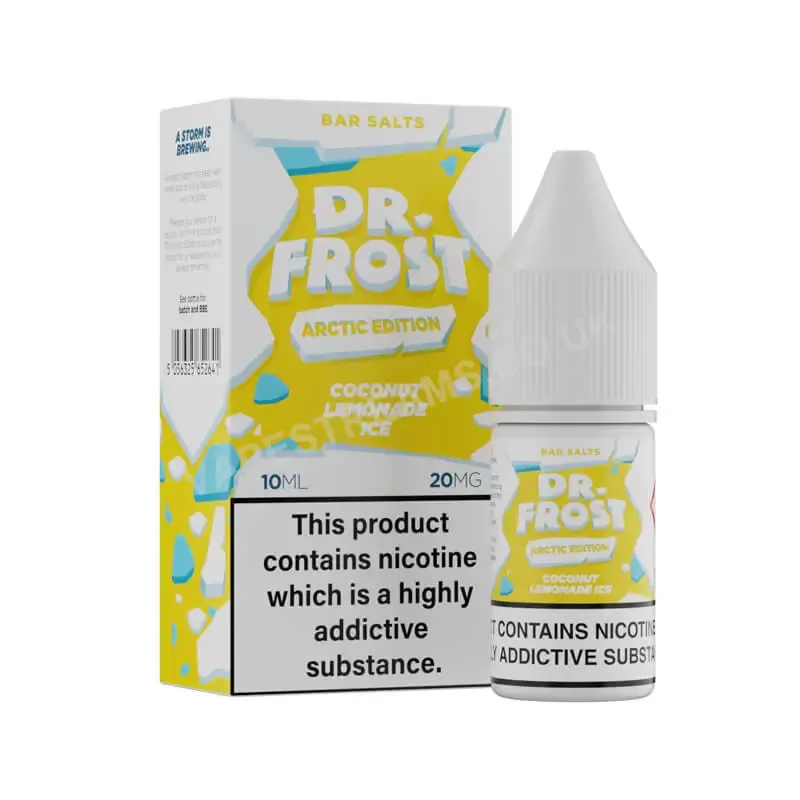 Dr Frost Arctic Edition Coconut Lemonade Ice Nic Salt E-Liquid - Vapestreams Co