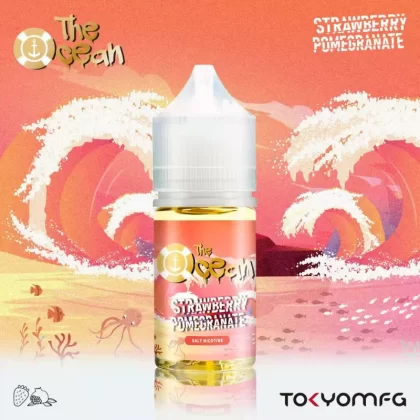 TOKYO OCEAN SALT NIC— STRAWBERRY POMEGRANATE (35/50)mg - Vape Product, Vape Product