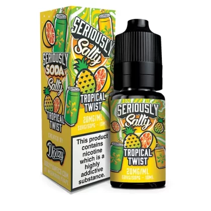 Seriously Salty SODA Tropical Twist Nic Salt E-Liquid - 10mg