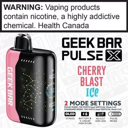 Cherry Blast Ice GEEK BAR PULSE X Disposable