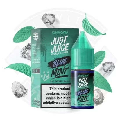 Just Juice – Blue Mint 10ml - Size#5mg>10mg>20mg
