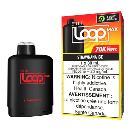STLTH Loop Max E-Liquid Pod Pack – Strawnana Ice - Nicotine Strength#20mg/ml