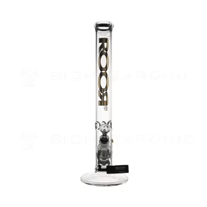 Roor® | Intro Collector Series Straight Water Pipe w/ Free Item | 18″ – 14mm – Various Colors