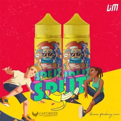 SPLIT BANANA STRAWBERRY CREAM 100 ML - 3 mg / 6 mg / 100 ml
