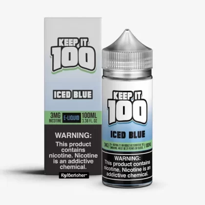 ICED Blue – Keep It 100 – 100mL 70VG Icy Berry
