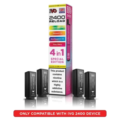 IVG 2400 Reload 4 in 1 Prefilled Pods Special Edition - Strength#20mg (0CD012)