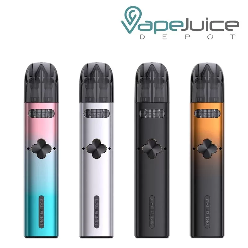 UWELL Caliburn Explorer Pod Kit - Black, Orange & Black