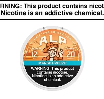 ALP Drifters Nicotine Pouches – 20ct - Blueberry Lemonade Ice 12MG, Blueberry Lemonade Ice 6MG (3A4C40)