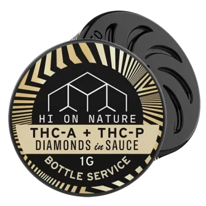 Hi On Nature 1g DAB DIAMOND – THC-A + THC-P – BOTTLE SERVICE