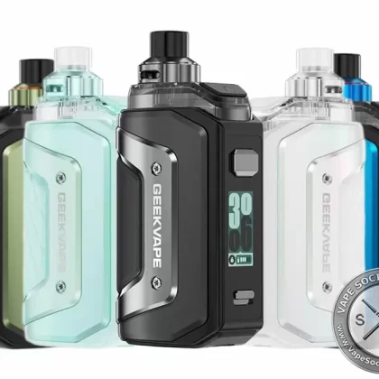 GeekVape Aegis Hero 5 Pod Kit - Blaze Red, Frost Mint