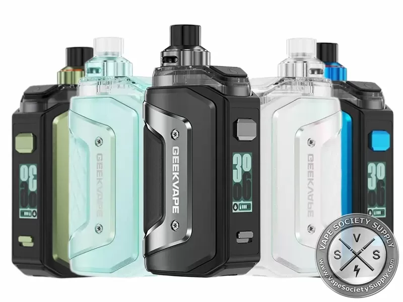 GeekVape Aegis Hero 5 Pod Kit - Blaze Red, Frost Mint