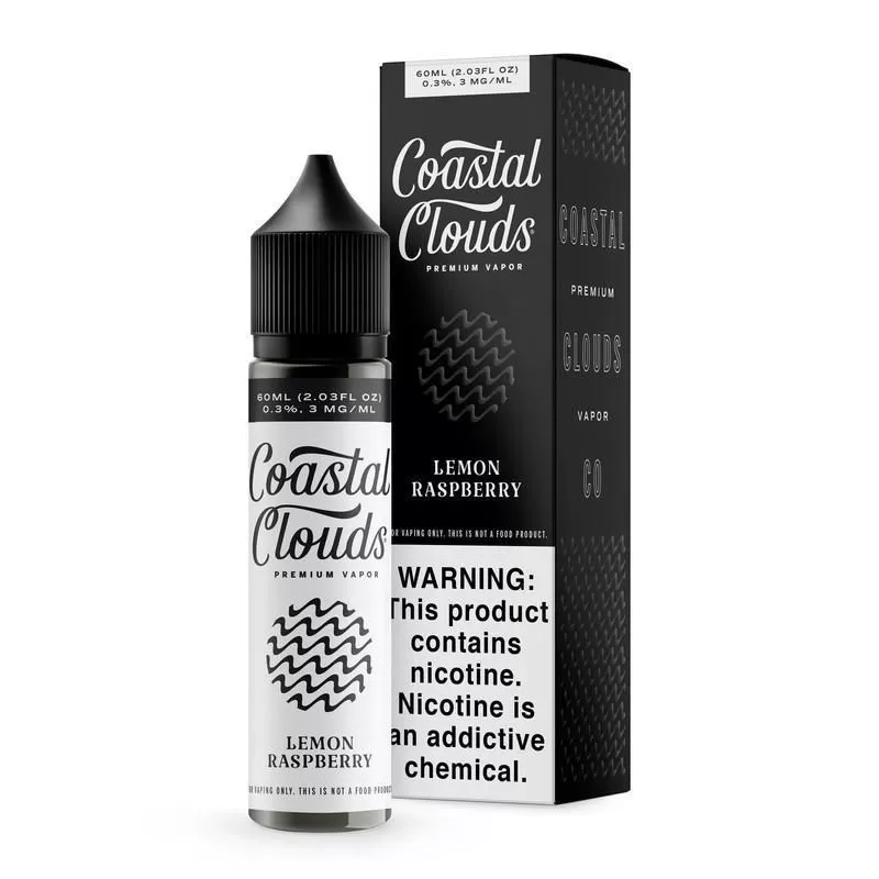 Coastal Clouds - Lemon Raspberry - 60ML E-Liquid - 3MG