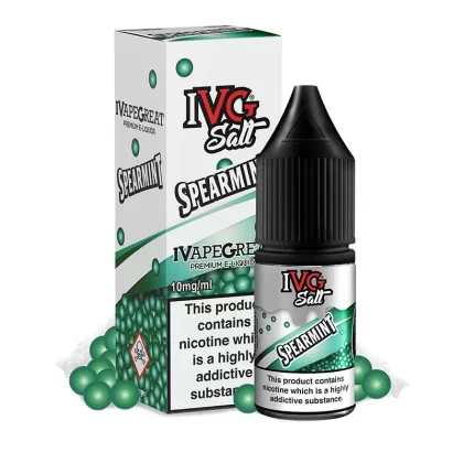 Spearmint Nic Salt E-Liquid by IVG Salts – 10ml
