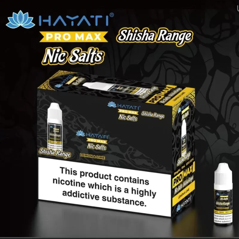 Blue Mist Pink Hayati Shisha Nic Salt Box Of 10