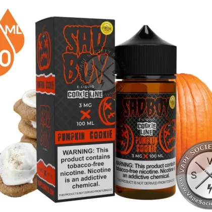 Pumpkin Cookie by SadBoy 100ml - Vape Product, Vape Product (02060D)